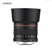 Andoer 85mm F1.8 Manual Focus Portrait Lens for Canon