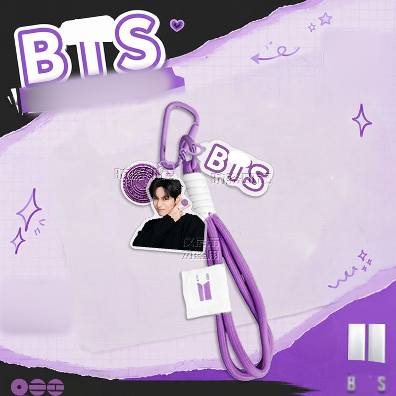 clu BTS Acrylic Keychain BTS x OREO Hotteok J-HOPE JIMIN Pendant For Backpacks Bag Keys ulc