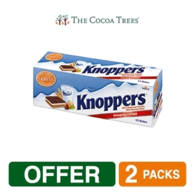 [Bundle of 2] Knoppers Wafer 15 packs x 25g x 2