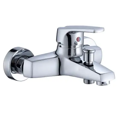 Hot and Cold Shower Mixer Faucet Bathtub Shower Water Tap Bathroom Sink Faucet Basin Mixer Tap Body