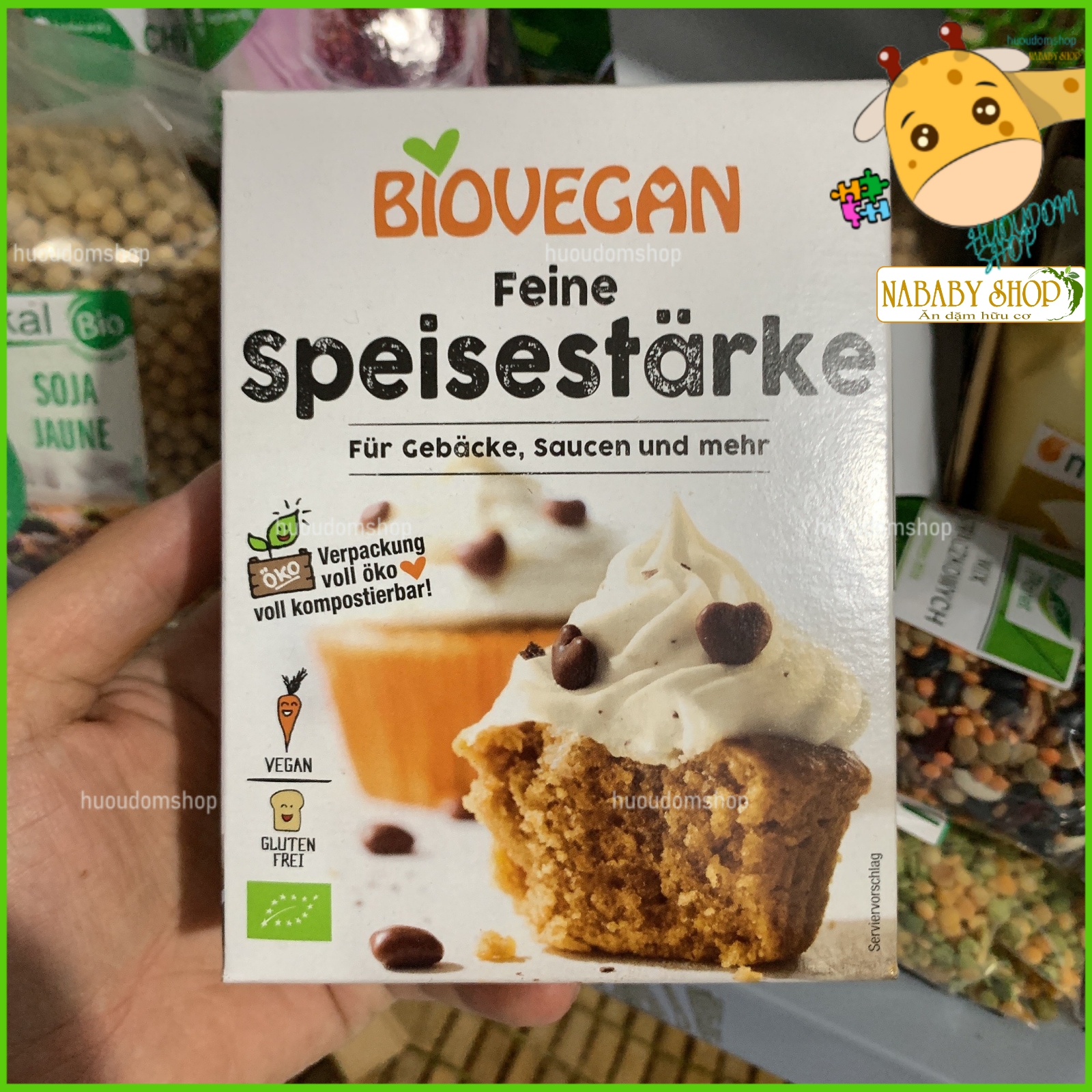 Bột bắp hữu cơ markal/tinh bột bắp biovegan hữu cơ nhập khẩu