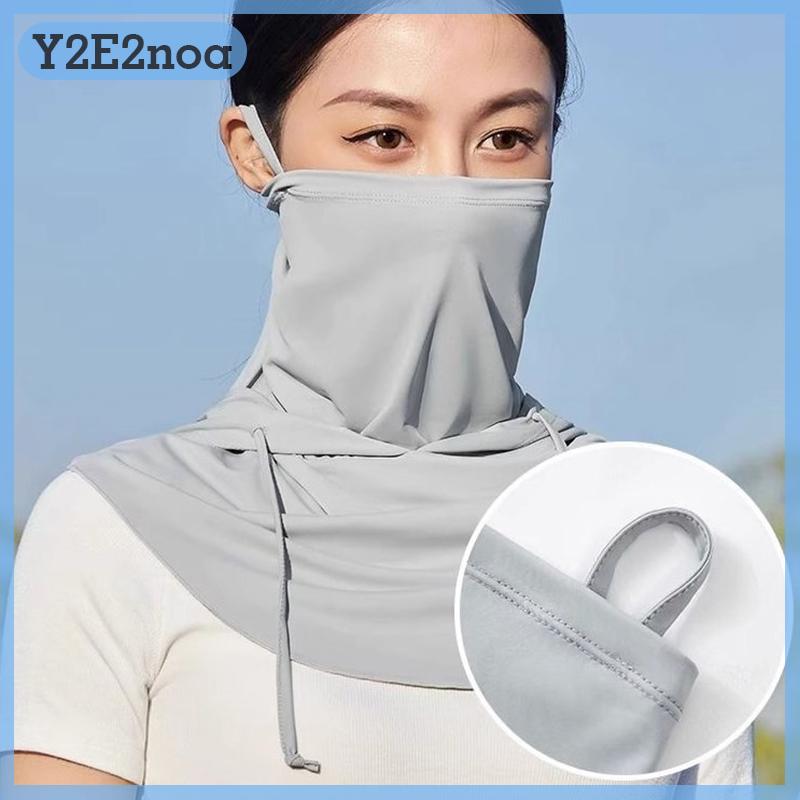 Y2E2noa Mùa Hè Mũ Cho Phụ Nữ Kem Chống Nắng Ngoài Trời Chống UV Đi Xe Đạp Bãi Biển Hat Nữ Mềm Có Thể Gập Lại Phụ Nữ Hat Sunhat Băng Lụa Mặt Bìa