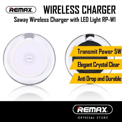 Remax RP-W1 Saway Wireless Charger With LED Light Output 5W