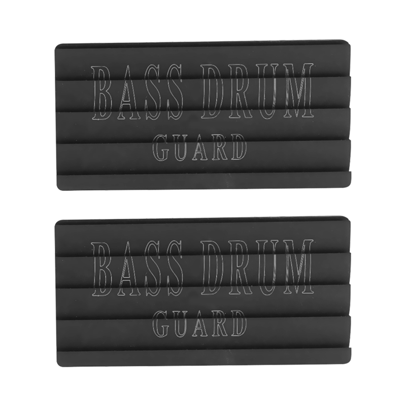 (CXZI) 2 Pieces Bass Drum Guard Pads Anti Slip Pad Jazz Drum Anti-Skid Pad Jazz Drum Guard Pads Drum