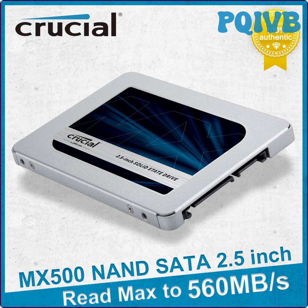 Crucial Mx500 2.5 Inch 7Mm Ssd 5 Years Warranty - 500Gb/1Tb/2Tb