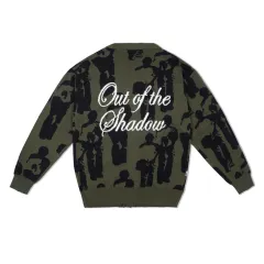 Roofair Knit Cardigan Shadow Green