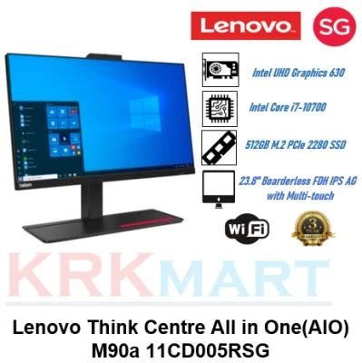 Lenovo Think Centre All in One(AIO) M90a 11CD005RSG | Win10 Pro | 16GB RAM | 512GB SSD | IEEE network | Intel Core i7-10700 | 7.83Kg | 3Yrs Onsite Warranty