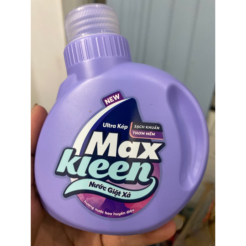 Nước giặt Maxkleen Hương chai dùng thử120g