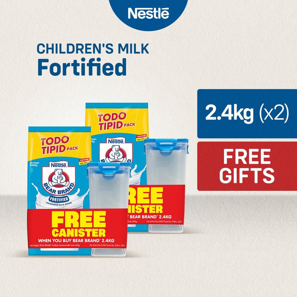 Shop Bearbrand Powdered Milk 2400g online | Lazada.com.ph