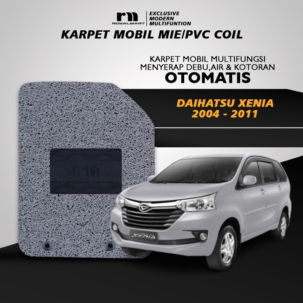 Royal Mart - Karpet Mobil TOYOTA XENIA 2004-2011 FULL BAGASI 1 WARNA/Carpet Mie Bihun Premium Keset PVC Anti Slip Aksesoris Interior Mobil Harga 846,846 rupiah*Gratis Ongkir
