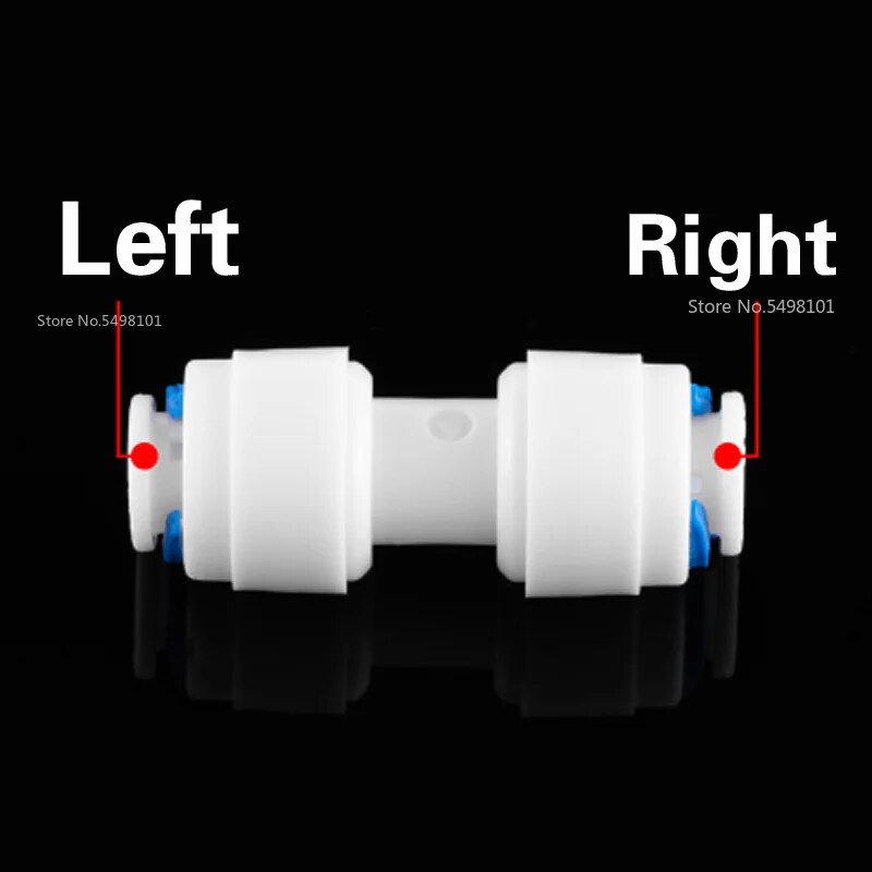 Raccord de tuyau coud droit D'eau RO SYST tôi 1/4 1/4 "L'eau Le" tuyau de femelle OD 3/8 ủng hộ Rapide M 1/8 fie connecteur