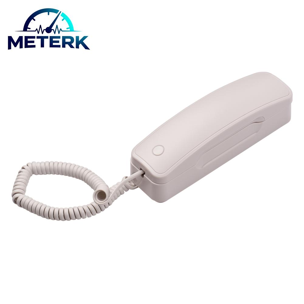 Meterk Fangzi โทรศัพท์มีสาย โทรศัพท์มีสาย โต๊ะโทรศัพท์พื้นฐาน Wall Mount รองรับคงที่ โทรซ้ำ/แฟลช/หยุดชั่วคราว/ปิดเสียง สำหรับโฮมออฟฟิศ บริษัท โรงแรม คาเฟ่ บาร์ ร้านอาหาร สีขาว ราคา 591 บาท*ส่งฟรี