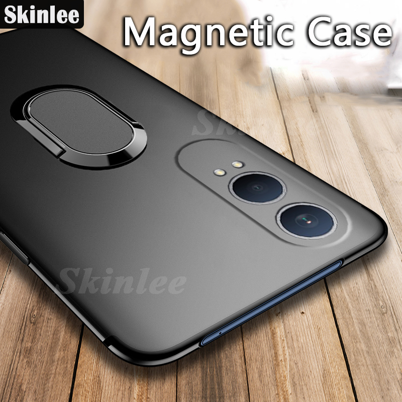 Cho Oneplus NORD CE4 trường hợp khuyên kim loại móc ngón tay chân đế vỏ điện thoại người giữ xe mềm mờ vỏ silicon cho Oneplus NORD CE4 Lite Ốp điện thoại