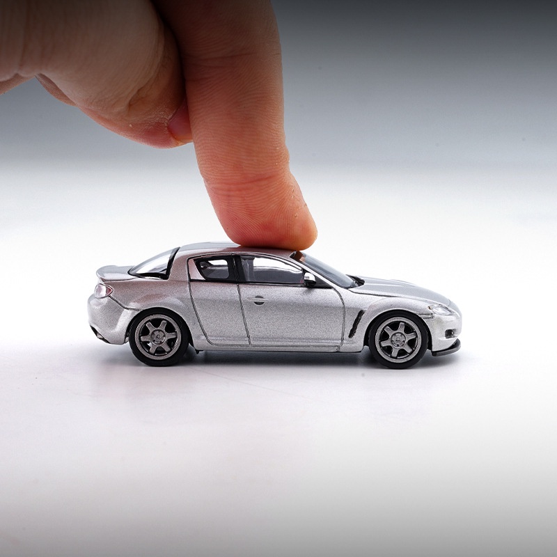 Um 1/64 mazda rx-8 mô hình ô tô hợp kim mô hình ô tô quy mô nhỏ bộ sưu tập mô hình ô tô mô hình thu nhỏ diecast