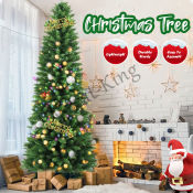 7ft Makapal Decoration Christmas Tree Set, Slim 5ft On Sale