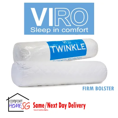 (3 Days Delivery) VIRO Twinkle Foam Bolster(Firm)(Anti Dust-mite) Fast Delivery