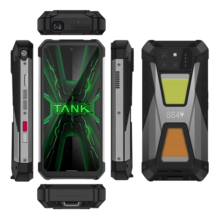 Unihertz 8849 Tank 3S Night Vision Projector Rugged Phone, 12GB+256GB, 6.79 inch Android 14 Dimensity 8200 Octa Core, Network: 5G (Black) ราคา 32,154 บาท*ส่งฟรี