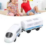 Kết nối từ tính Train tàu điện bộ hoạt động bằng pin tay phối hợp mắt cho bằng gỗ theo dõi cho trẻ em Toddler