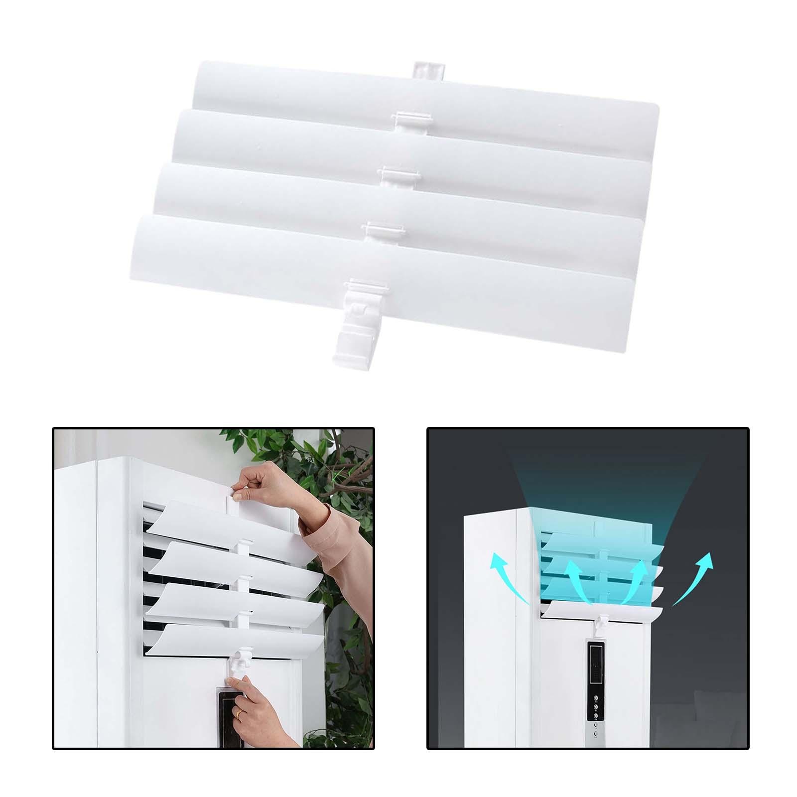 Vertical Air Conditioner Deflector Adhesive Installation Anti Direct Blowing Wind Removable Household Air Conditioning Deflector