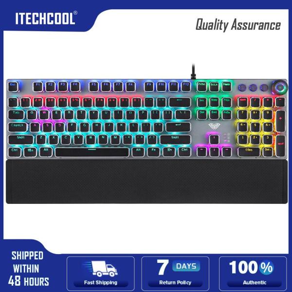F2088 USB Wired Backlight Desktop Hand Support Mechanical Gaming Keyboard Singapore