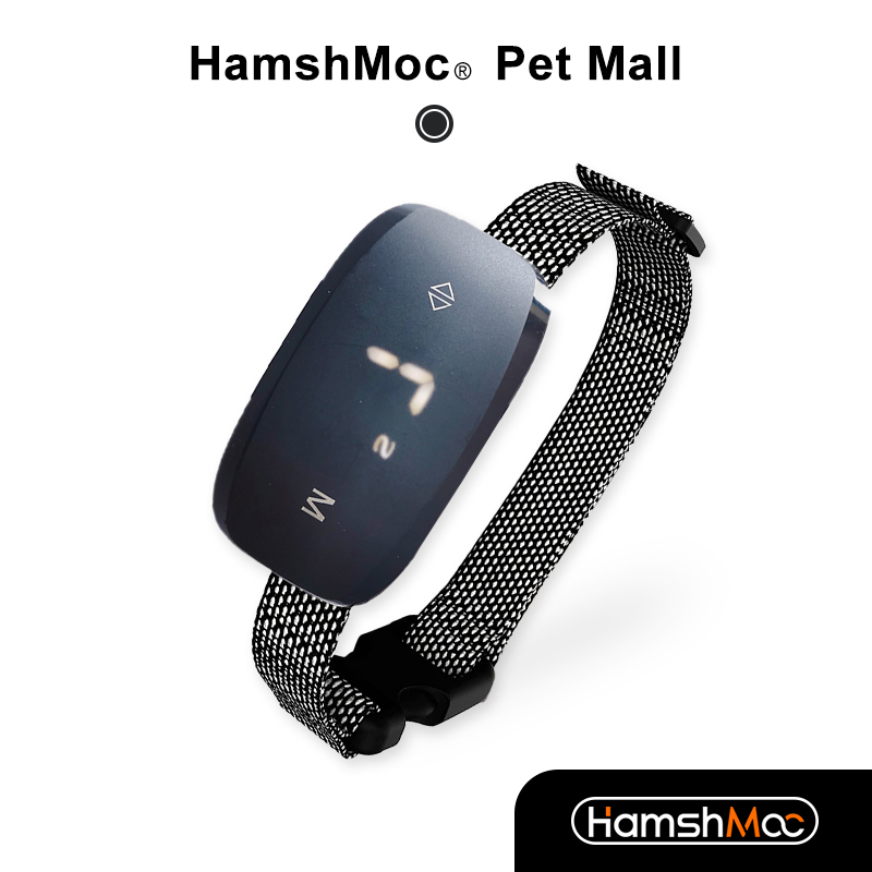 HamshMoc Intelligent Dog Collar Electric Anti-Bark Waterproof Pet Collar Adjustable Automatic Stop Barking Anti-Bite For Dogs Training ราคา 909 บาท*ส่งฟรี