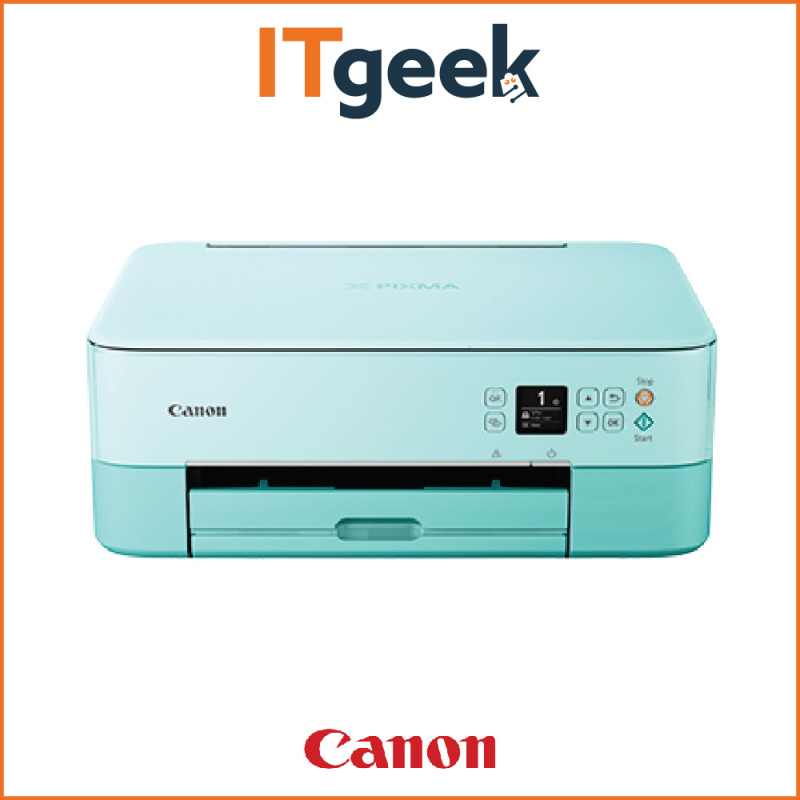 Canon PIXMA TS5370 Green Compact Wireless Photo All-In-One with 1.44 OLED Printer Singapore