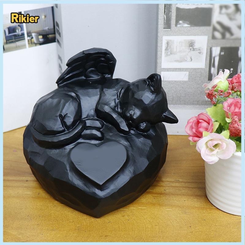 MagiDeal Pet Memorial Stone Resin Figurine Memories Pet Supplies Thoughtful Sympathy Gift Grave Stone Remembrance Cat Garden Statue ราคา 2,273 บาท*ส่งฟรี