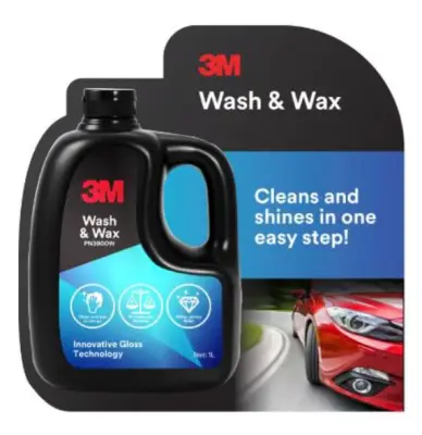 3M Wash & Wax 1000ml 39000W (free charcoal bag x 1)