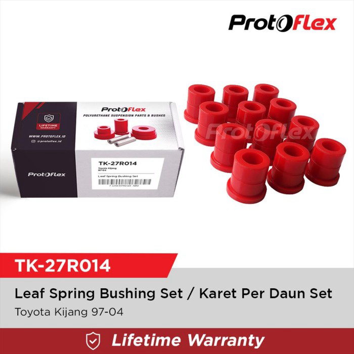 Protoflex Rear Leaf Spring Bushing / Karet Per Daun Toyota Kijang Harga 350,000 rupiah*Gratis Ongkir