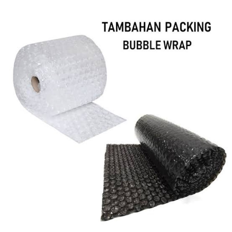 TAMBAHAN EXTRA BUBLEWRAP PACKING TAMBAH AMAN.
