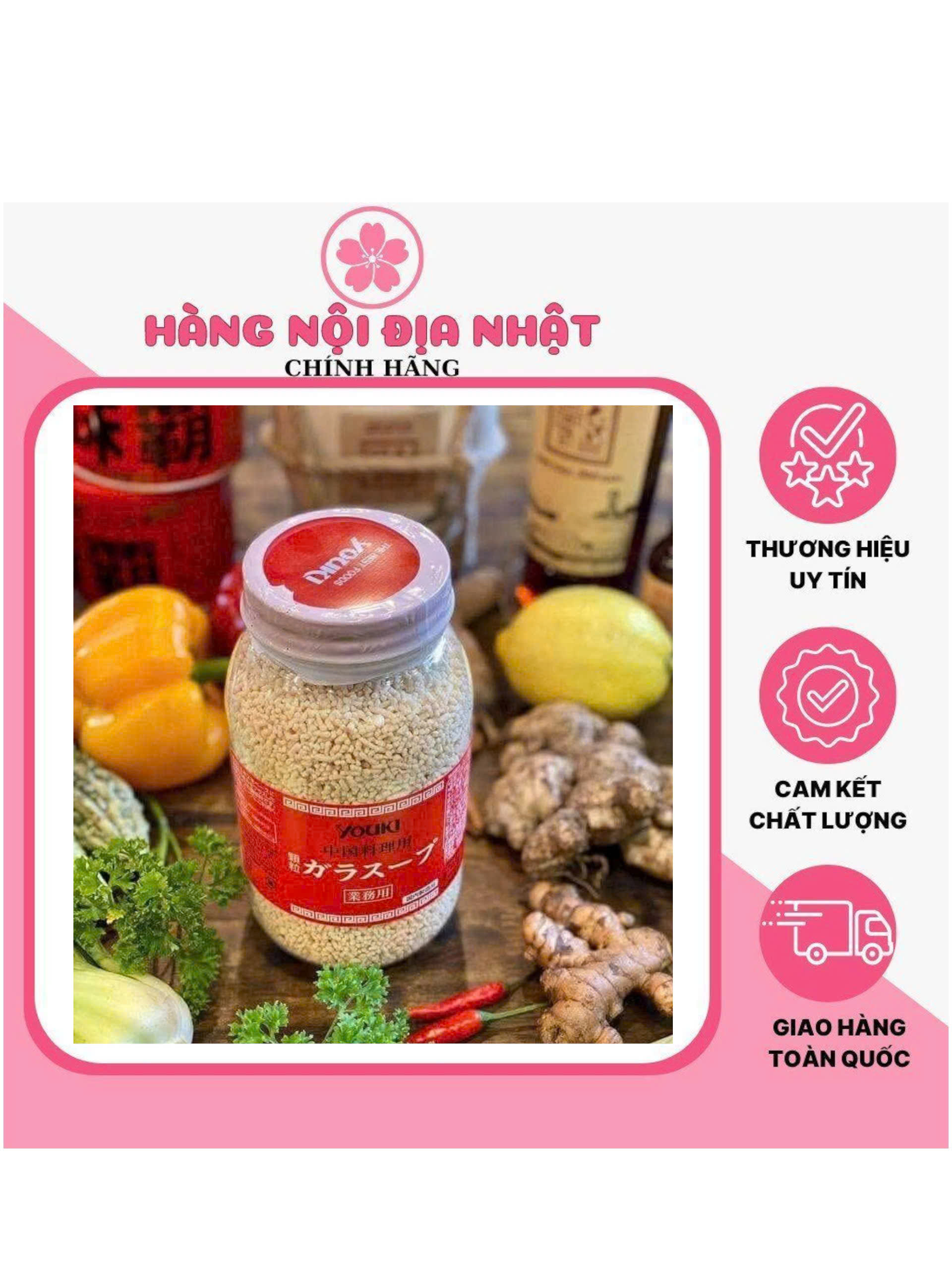Hạt nêm Youki Nhật 500g giá tốt