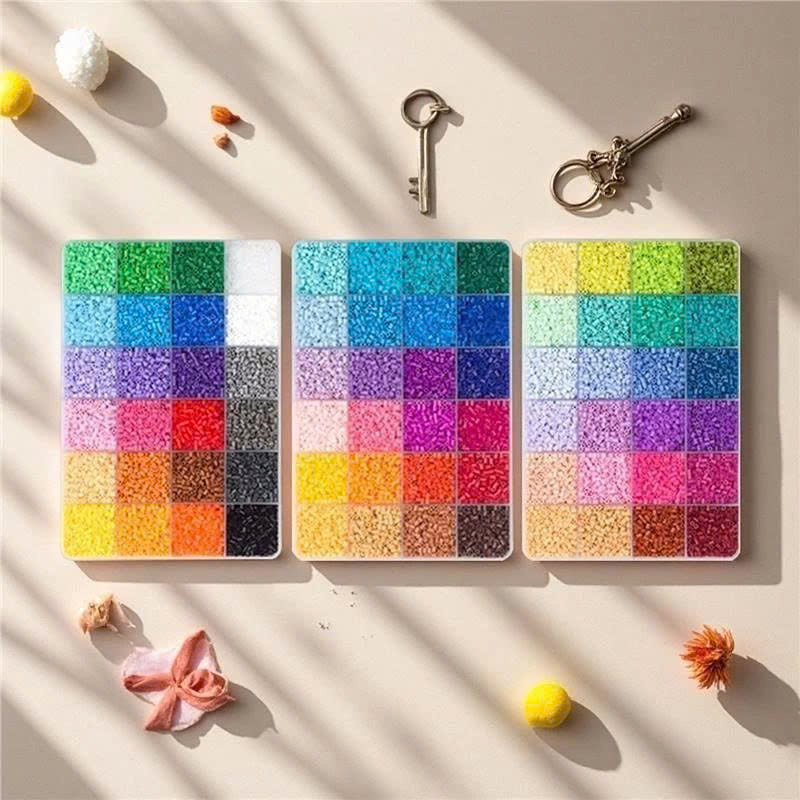 Combo Hạt Xếp Perler Đầy Đủ Màu - Đồ Chơi DIY Sáng Tạo Cho Bé