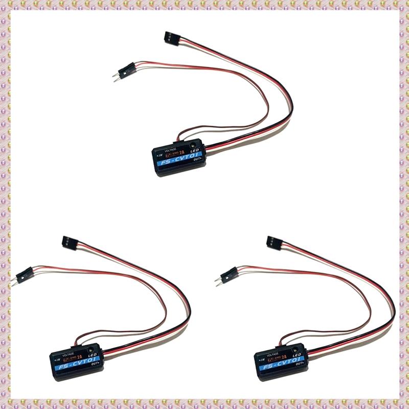 (ZFVI) 3X -CVT01 Voltage Sensor Telemetry Data Module for FSi6 FSi10 IA6B IA10 Receiver FPV RC Parts