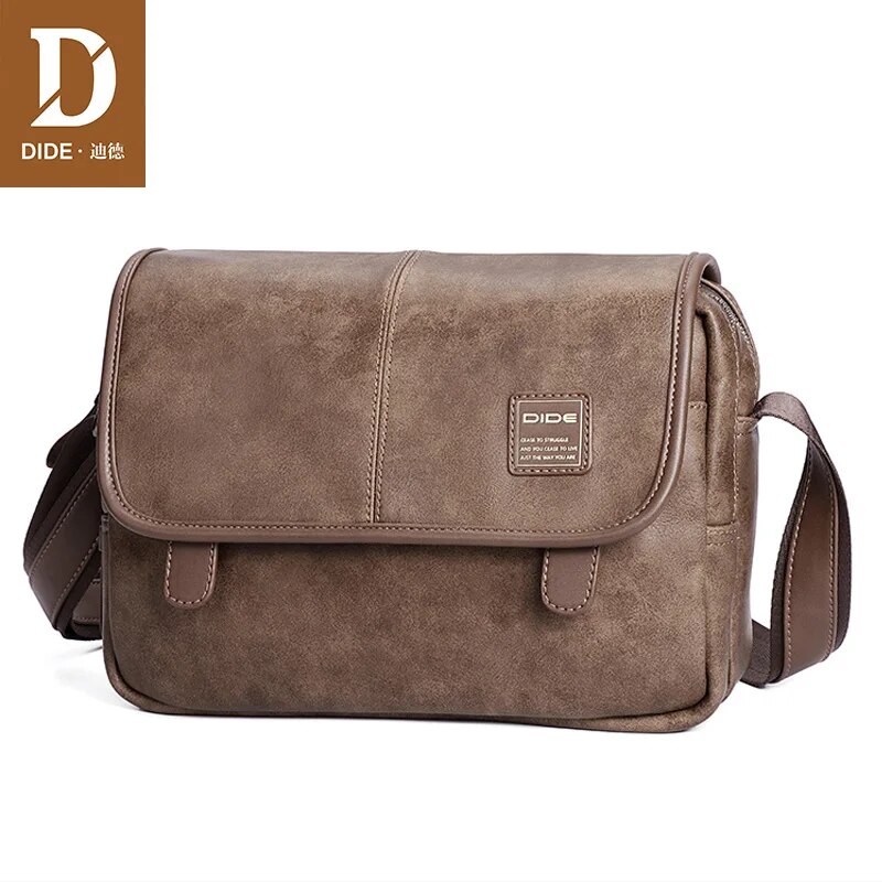 ZZOOI DIDE 2018 New man messenger bags man PU Leather Casual Crossbody Handbag Men's Cross Body Shoulder Bag Retro casual Cover ราคา 1,262 บาท*ส่งฟรี