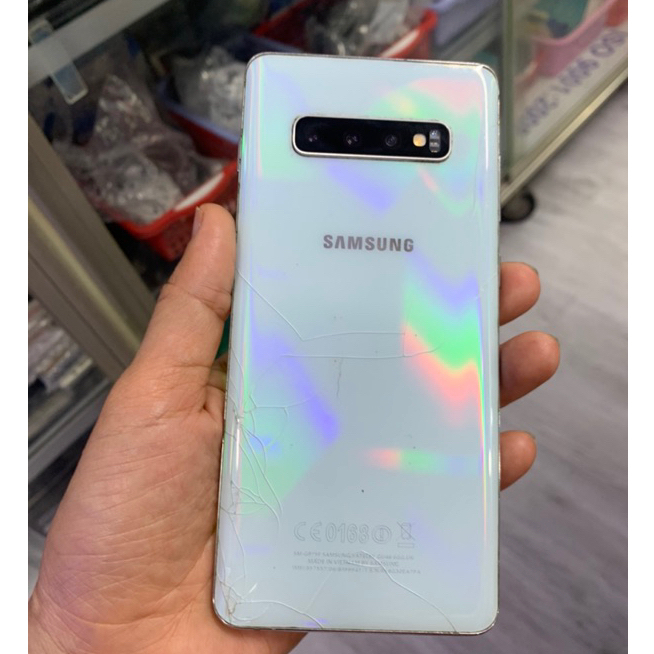 Xác điện thoại samsung S10 plus G975 hỏng màn  hình