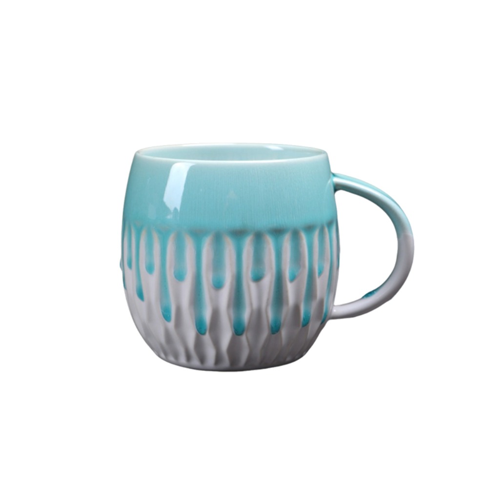 JIAOD Gốm sứ Cốc cà phê thay đổi lò nung Dung lượng lớn 600ml Cốc sữa Độc nhất An toàn cho lò vi sóng Cốc trà Văn phòng - 5
