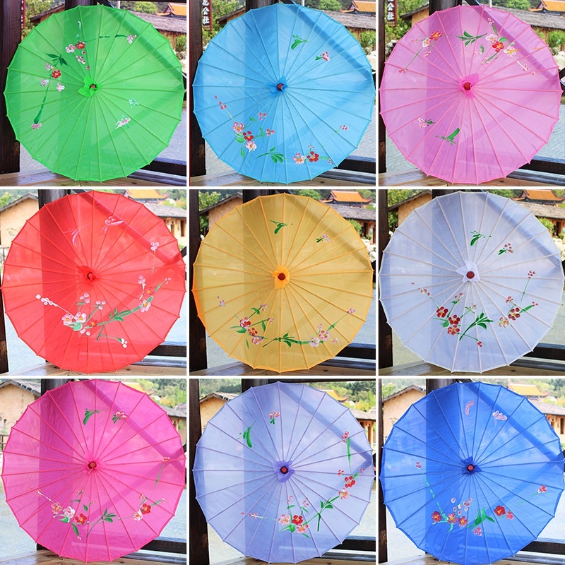 Dù múa biểu diễn văn nghệ, trang trí decor nhà hàng quán ăn, Ô múa dân tộc, ô mèo kích cỡ trẻ em và người lớn