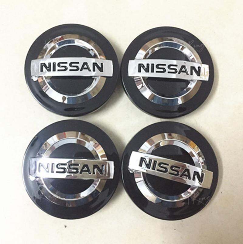 H.Rong 4Pcs 60Mm Nissan Biểu Tượng Nắp moay ơ bánh xe Sticker Xe Bánh Xe Trung Tâm bánh xe trục Nắp Moay ơ bánh xe nắp đậy giữa Biểu Tượng Cho Nissan