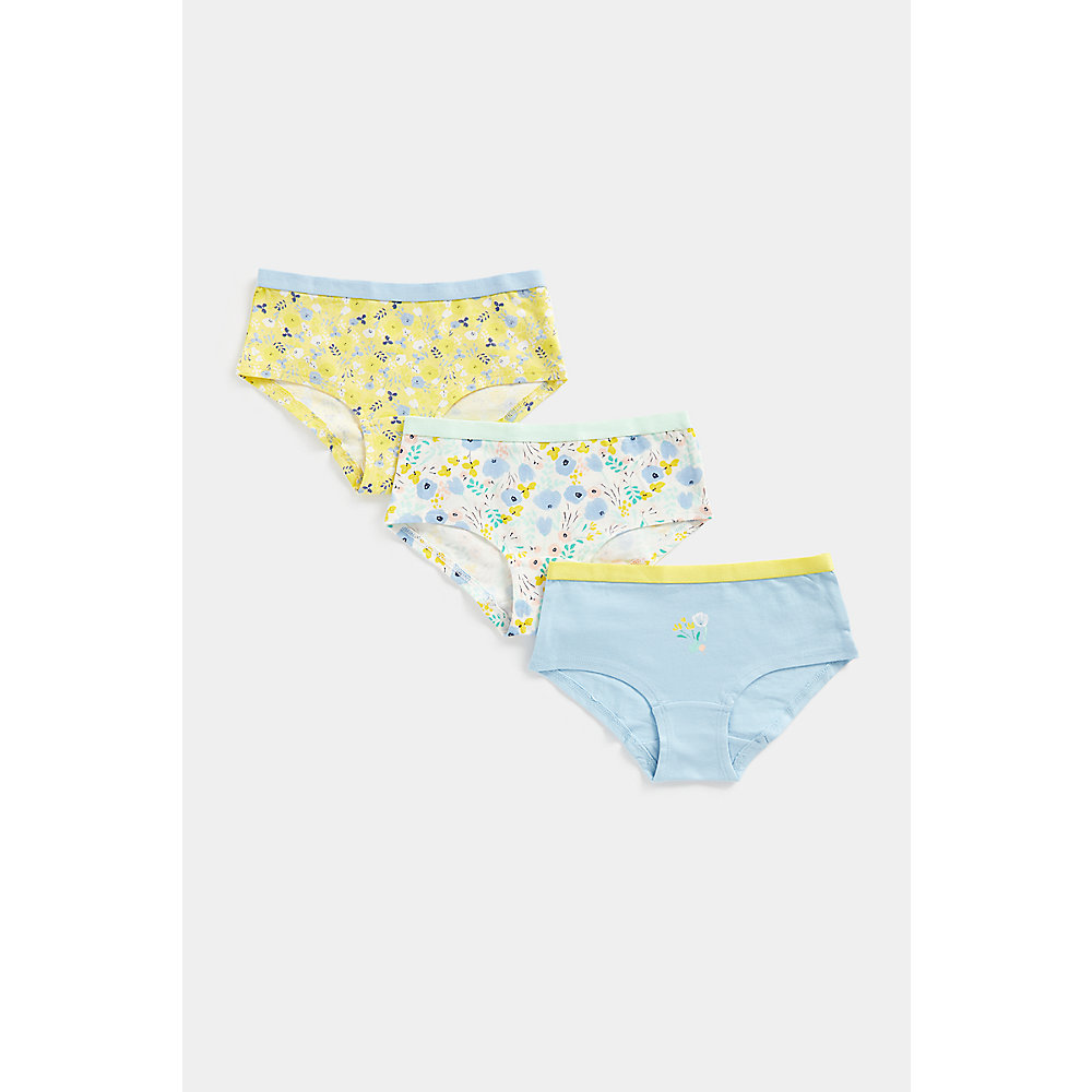 กางเกงในเด็กผู้หญิง Mothercare Flower Hipster Briefs - 3 Pack EA865 ราคา 483 บาท*ส่งฟรี