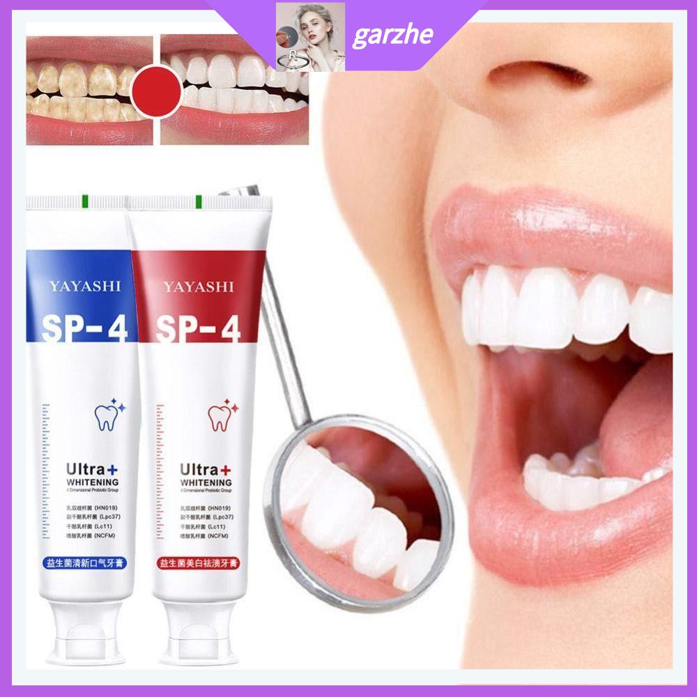 GARZHE24272 Làm sạch răng Loại bỏ mảng bám vết bẩn sâu Sửa chữa răng Làm Trắng Răng Làm sáng da SP-4 Kem đánh răng Probiotic Hơi thở tươi mát