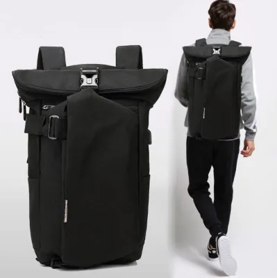 ★SG LOCAL STOCK★ OZUKO Men Backpack Casual Fashion School Bag Travel Cool Design Laptop Bag Shoulder Bag Bagback