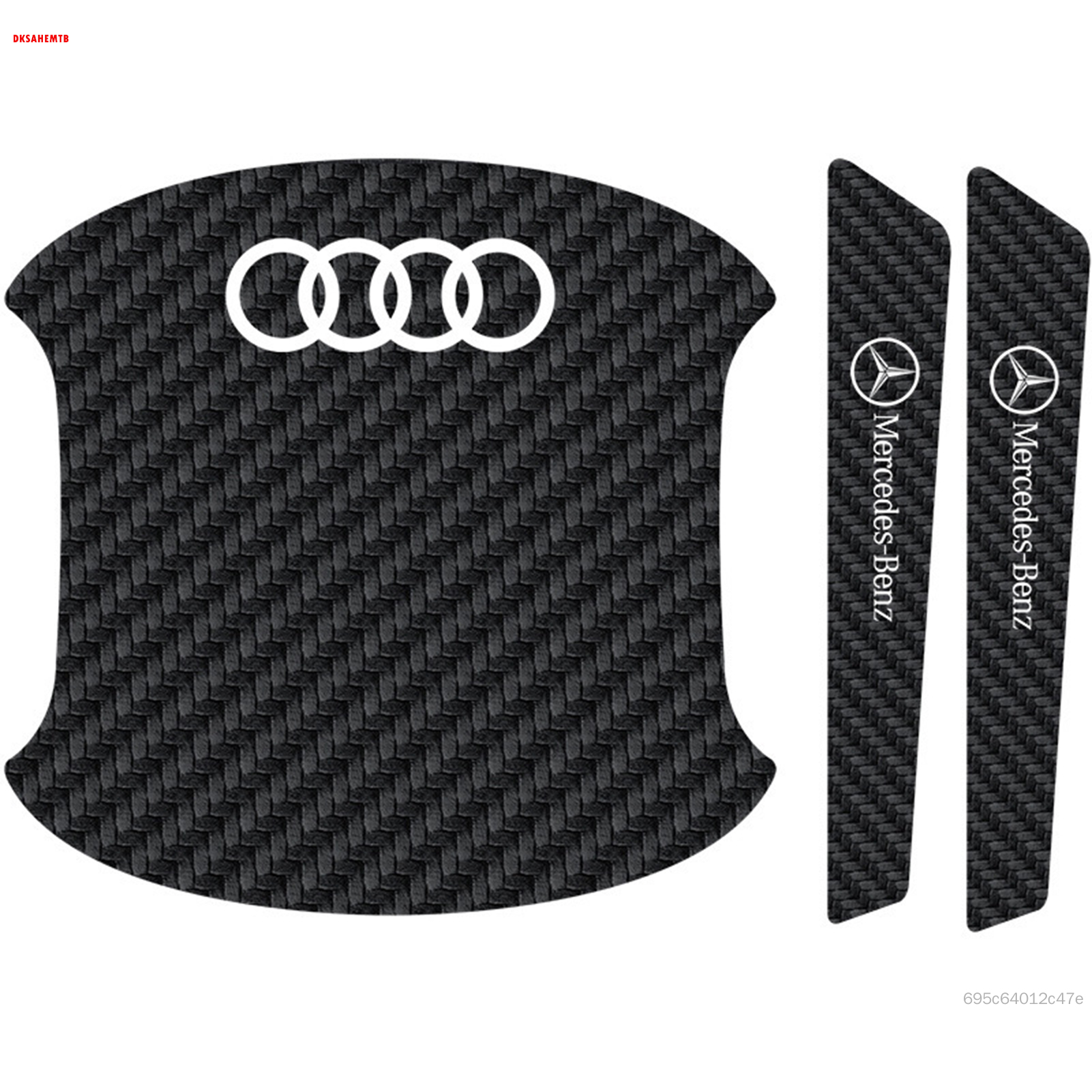 8pcs / set เรืองแสงมือจับประตูรถสากลมือจับป้องกันสำหรับ Toyota Honda Nissan Mitsubishi มือจับประตูชามป้องกันรอยขีดข่วนฟิล์มคาร์บอนไฟเบอร์สติกเกอร์ JTF-TH ราคา 31 บาท*ส่งฟรี