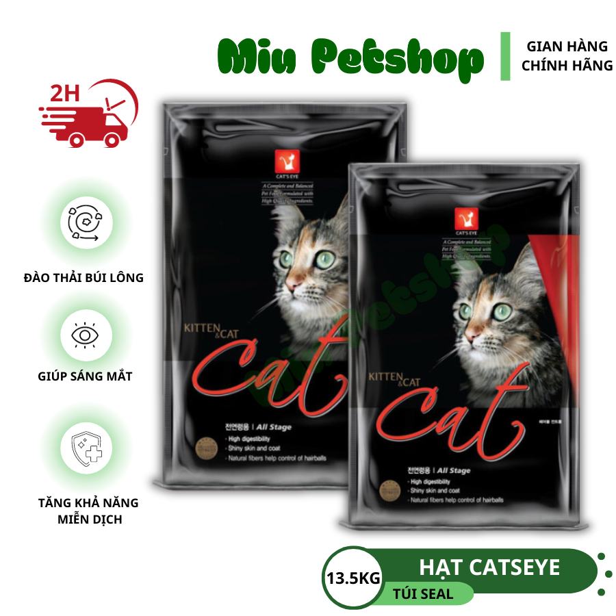 Hạt cateye cho mèo 13.5kg - hạt dinh dưỡng dành cho mèo mọi lứa tuổi.
