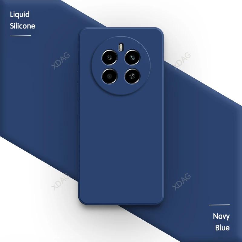 Funda Sang Trọng Ốp điện thoại cho OPPO Realme Narzo 70 Narzo70 5G 6.67 "mềm Silicone lỏng Ban Đầu Cao Qualtiy trơn đơn giản Bìa