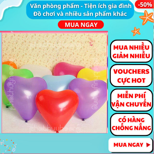 Túi 10 bong bóng trái tim nhiều màu cực đẹp ✓ bong bóng trái tim trang trí tiệc cực đẹp ✓ bong bóng trang trí đẹp ✓ bong bóng hình trái tim nhiều màu giá rẻ ✓ bong bóng trái tim khổng lồ ✓ Gift Love