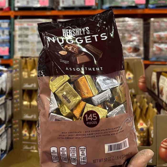 Socola Hershey hạnh nhân Hershey’s Nugget Assortment 145 viên HSD 10/2026 - HÀNG NHẬP MỸ