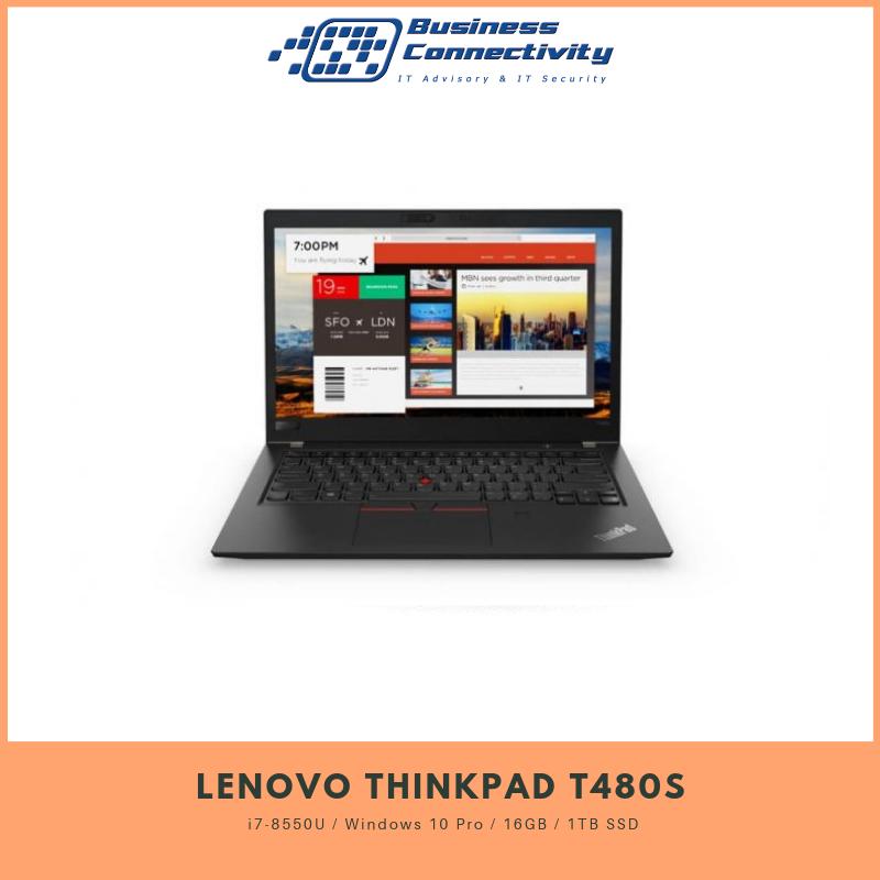 Lenovo Thinkpad T480s i7-8550U / Windows 10 Pro / 16GB / 1TB SSD