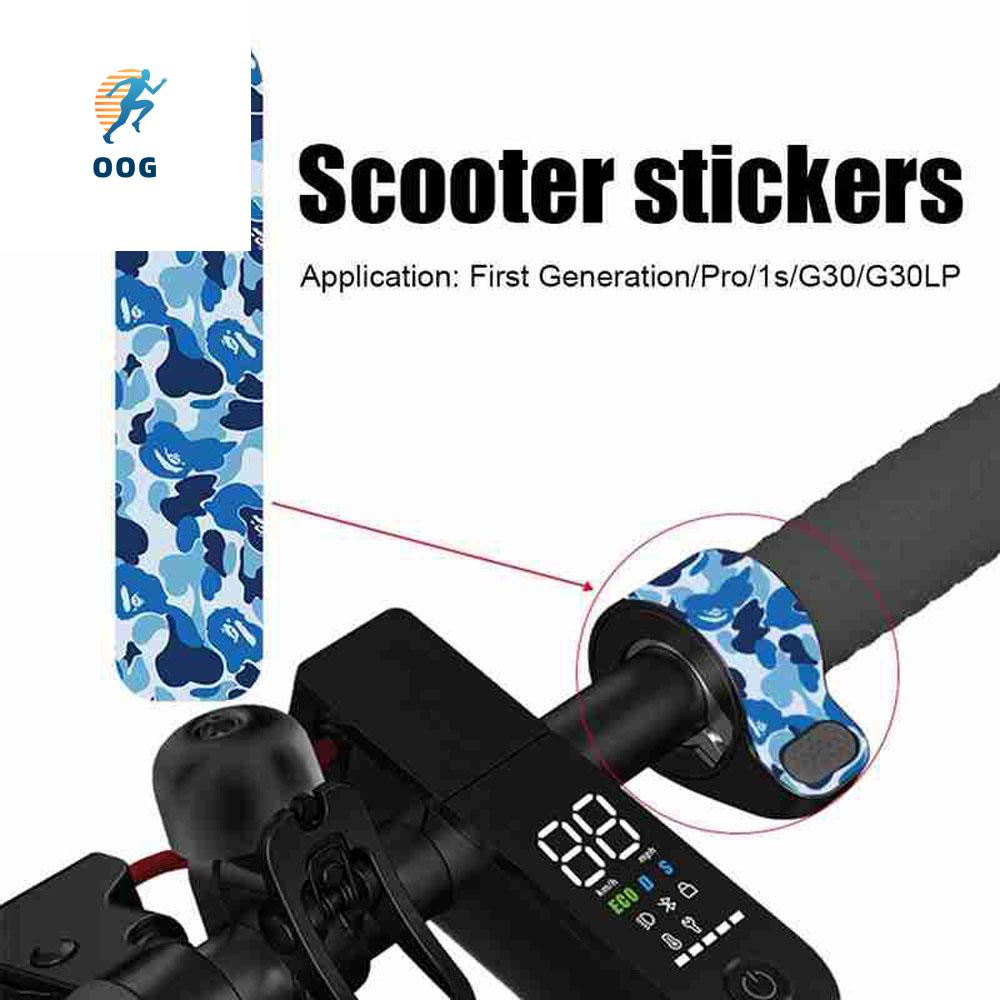 OOG Đối với xe tay ga Xiaomi M365 Bảo vệ Phụ kiện xe tay ga Hình dán xe tay ga Hình dán ngón tay tay ga xe tay ga Nhãn dán bảo vệ Bộ phận xe tay ga