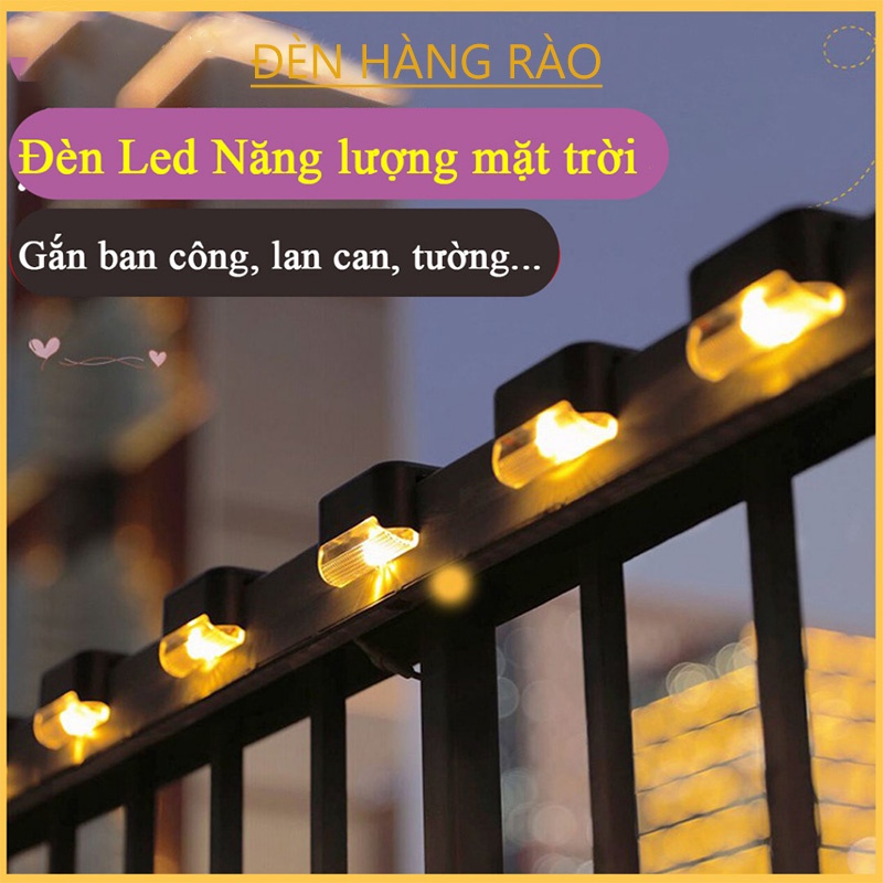 Đèn Led Năng Lượng Mặt Trời Bước Ánh Sáng Đèn Trang Trí Ngoài Trời Lan Can Ban Công Sân Vườn/bề/tường