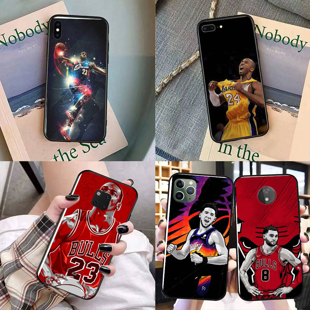 Flexible TPU Ốp lưng cho iPhone 7 11 5s 6s 5 12 13 6 8 Plus Mini SE Pro Max Lite ProDR-114 NBA Star